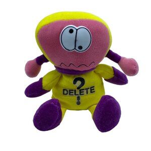 RARE Main Joy Bean Bag Friend Delete Question Mark Robot Girl Stuffed Plush Toy